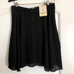 Compass Black Shift Skirt (S)